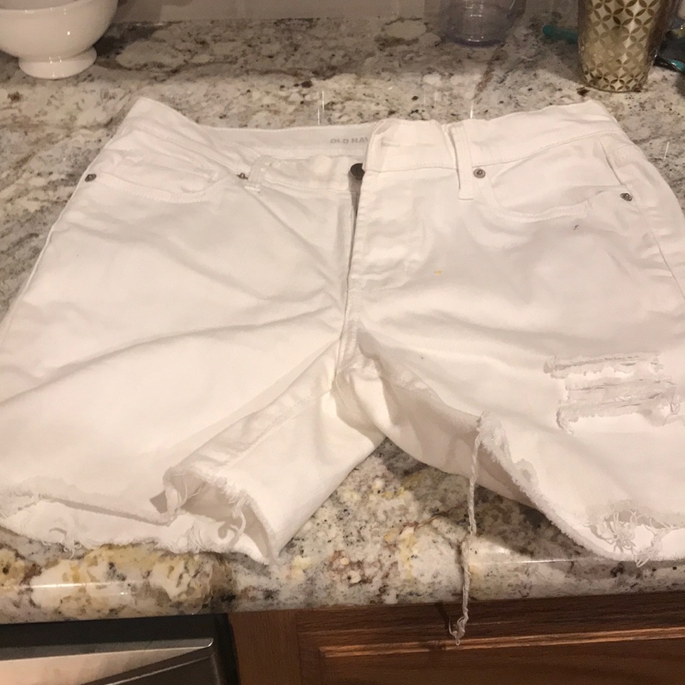 White shorts